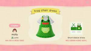 i made a frog chair dress ac newhorizons new animal crossing animal crossing qr animal crossing game
