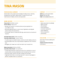 Pastry Chef Resume Examples Culinary Livecareer
