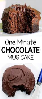 The Best One Minute Chocolate Mug Cake Recipe Vegan Mug Cakes Microwave Dessert Desserts