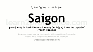 It means that you need to learn how to pronounce vietnamese tones correctly as the tones play an important role in the meaning of a vietnamese word or phrase. Saigon Pronunciation And Definition Youtube