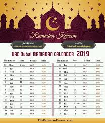 We are providing ramadan prayer times nyc, usa. Uae Ramadan Calendar Timetable 2019 Ramadan Ramadan Kareem Prayer Times