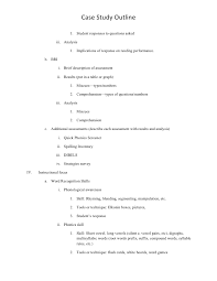 Check spelling or type a new query. Example Of A Case Study Outline Case Study Report Outline Reflective Essay About Online Learning