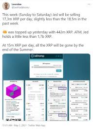 They posted a job offering for a professional person who can deal with central banks, which means that xrp is going to conquer the central banks. Jed Mccaleb Moves 111 Million Xrp In The Last Week Receives 442 Million From Ripple
