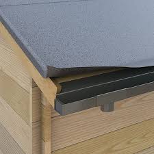 Kastenrinne Anthraz Rg 70mm 2m Piccolo 70mm Anthrazrg Kastenrinne Piccolo Outdoor Bike Storage Metal Roof Facade House