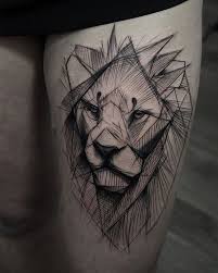 50 Fantastische Lowentattoos Tattoo Ideen Oberschenkel Tattoos Madchen Bein Tattoos