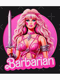 Barbarian Barbie Posters for Sale | Redbubble