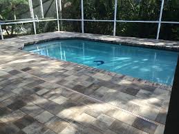 The benefits of pavers for pool decks. Flagstone Pavers White Tan Charcoal Pool Patio Backyard Pool Flagstone Pavers
