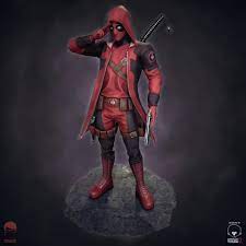 Deadpool is a fictional character appearing in american comic books published by marvel comics. Hoodied Deadpool 3d Model Zbrushcentral