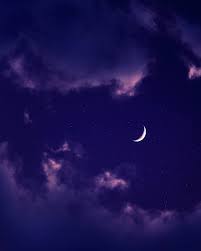 Hd purple night sky wallpapers. Moon Clouds Night Stars Purple Hd Mobile Wallpaper Peakpx