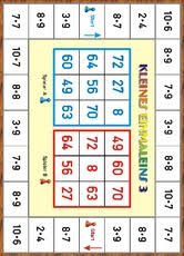 Braucht ihr mehr bingo scheine könnt ihr entweder auf den. Bingospiele 1x1 Einmaleins 1x1 Mathe Klasse 2 Grundschulmaterial De