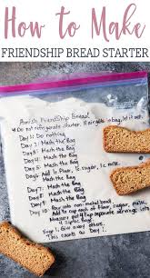 Found this recipe in my mother's recipe box. Amish Friendship Bread Starter Recipe Hints For Storing And Using This Sweet Sourdough