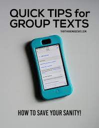 Quick Tips For Group Texts Iphone Info Iphone Hacks Tips
