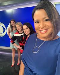 You can catch this lady crew here @cbs6 all week! Oh and Tom will be  outside holding down the weather fort!