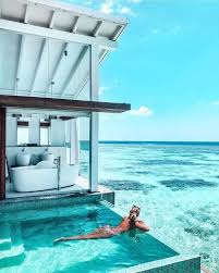 Unique Hotels Resorts On Instagram Bath Pool Or Sea What S Your Preference Miss Everywhere Places To Travel Hotel Swimming Pool Travel Dreams