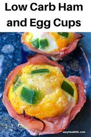 Low Carb Ham And Egg Cups Recipe Diabetes Friendly Recipes Diabetic Breakfast Diabetic Recipes