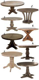 Farmhouse Decor The Rustic Round Dining Table 8 Options Under 650 Hey Djangles Round Wood Dining Table Rustic Round Dining Table Round Dining Room