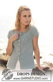 While a traditional cardigan is nice, there's also come cool modern variations on knitting patterns. Odette Cardigan Drops 119 8 Free Knitting Patterns By Drops Design