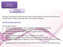 Kalimat Dan Konjungsi