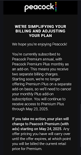 Peacock is getting rid of their best feature(add-on ad-free) : rcordcutters
