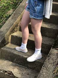 Outfit Idea Ft Pink Slip On Vans Ankle Fashion Pink Slip On Vans Summer Outfits Women Ankle Socks Outfit
