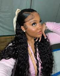 Brazilian Long Water Wave Human Hair Lace Wigs