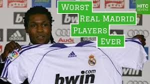 Real madrid has the best strategies, the best players with the best skills but real meaning royal in spanish was bestowed on the club by king alfonso xiii, thus the royal crown in their emblem. Seven Worst Real Madrid Players Of All Time Hitc Sevens Youtube
