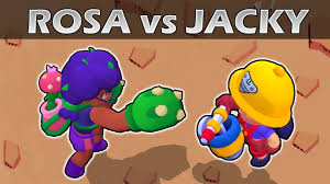 Brawl stars deutsch in diesem video lassen wir die tanks rosa, bull, frank, el primo und darryl in mehreren disziplinen. Jacky Vs Rosa 1vs1 Brawl Stars Olimpiadas Youtube