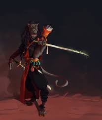 Artstation Shima Sofia Augusto 1919 dnd tabaxi rogue 3d models. artstation shima sofia augusto