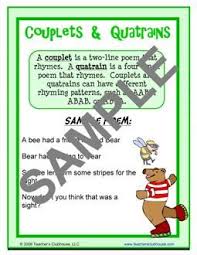 Quatrain Poem Definition And Examples Google Search Elementary Teaching Resources Rhyming Patterns Rhyming Poems