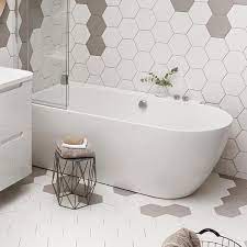 1660 x 580 x 800mm lxhxw Waters Ebb Hybrid 1660mm Shower Bath Bathrooms Direct Yorkshire