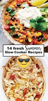 14 Light And Fresh Summer Slow Cooker Recipes Summer Crockpot Recipes Summer Slow Cooker Recipes Recipes