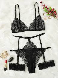 This finished garment combines the softness and drape of bambu fiber with the stability and lightne… Dessous Set Mit Bogenkante Blumen Muster Und Strumpfband Aktuelle Trends Gunstig Kaufen Shein Deutschland