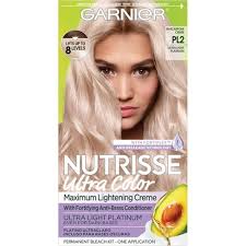 There is no quick fix when it comes to going back to natural hair color after bleaching, but with a little patience and a plan, it can be done fairly easily. Garnier Nutrisse Ultra Color Blondes Maximum Lightening Creme Ultra Light Platinum Target