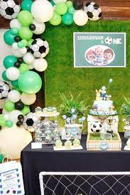 First, get the ball rolling by inviting friends and family to the party with our soccer invitations. 140 Soccer Party Ideas In 2021 Soccer Party Soccer Birthday Soccer Birthday Parties