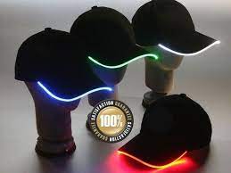 Led Side Glow Hats Light Up Hats Glow Hat Cap Decorations