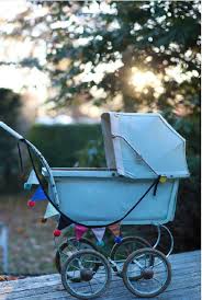 Garlands Everywhere Vintage Pram Baby Buggy Stroller