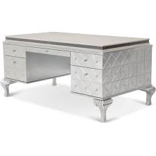 Rated 4 out of 5 stars. Aico Michael Amini Hollywood Swank Pearl Caviar Desk Unlimited Furniture