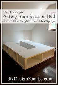 Pottery Barn Knockoff Storage Bed Bedroom Diy Diy Bed Home