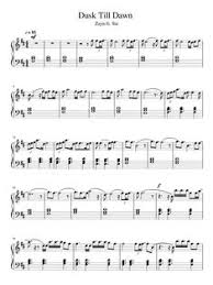 People Help The People Birdy Sheet Music Print And Download Dusk Till Dawn Sheet Music For Piano Made By Lucaskoedijk Dusk Till Dawn Sheet Music Dusk