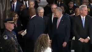 But even a politician as deliberate as mitch mcconnell can't help but allow the ol' digits to breathe every now and then. Elijah Cummings Pallbearer Snubs Mitch Mcconnell Declining To Shake Gop Leader S Hand At Funeral The Independent The Independent