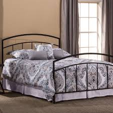 Hs contemporary 4pc bedroom furniture king size headboard & footboard bed set dresser mirror nightstand brown finish. Hillsdale Furniture Julien Headboard Footboard Set Beds
