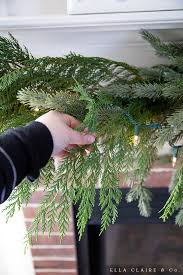 Enjoy free shipping on most stuff, even big stuff. Full Beautiful Diy Christmas Mantel Garland Ella Claire Co