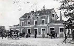 Chagny Saone Et Loire Saone Et Loire Gare Carte Postale
