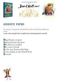 Join the the world of david walliams to be the first to hear about new david walliams books, special offers, free activities, live shows, events and more! The Ice Monster Teaching Resources By Harpercollinschildrens Issuu
