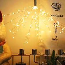 Unfollow warm white fairy lights to stop getting updates on your ebay feed. 200leds Warm White Fairy Lights Fireworks Shaped Decorative Hanging String Lights 8 Lights Modes Copper Wire Lights Bulbs Waterproof Garden Backyard Lighting For Wedding Party Christmas Halloween