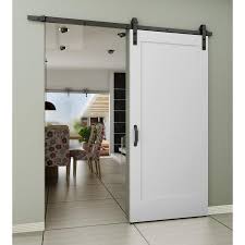 We at house of antique hardware remain open to receive and ship orders. Frameport 36 In X 84 In White 1 Panel Prefinished Pine Wood Single Barn Door Hardware Included Lowes Com Barn Style Sliding Doors Barn Doors Sliding Indoor Barn Doors