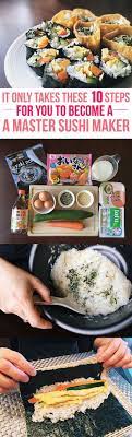 How To Master Sushi In 60 Minutes Homemade Sushi Sushi Recipes Asian Recipes