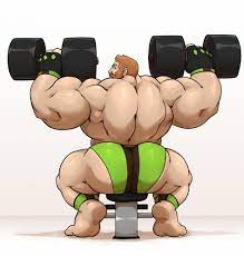 Big time muscle butt. @GrisserArt | Scrolller