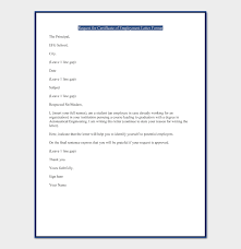 First and last name emplyer address of employer re (regarding): Request Letter For Certificate Format Sample Letters