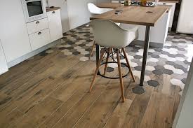 Assemblage Carrelage Imitation Jardin Deco Dining Room Floor Wood Floors Wide Plank House Styles
